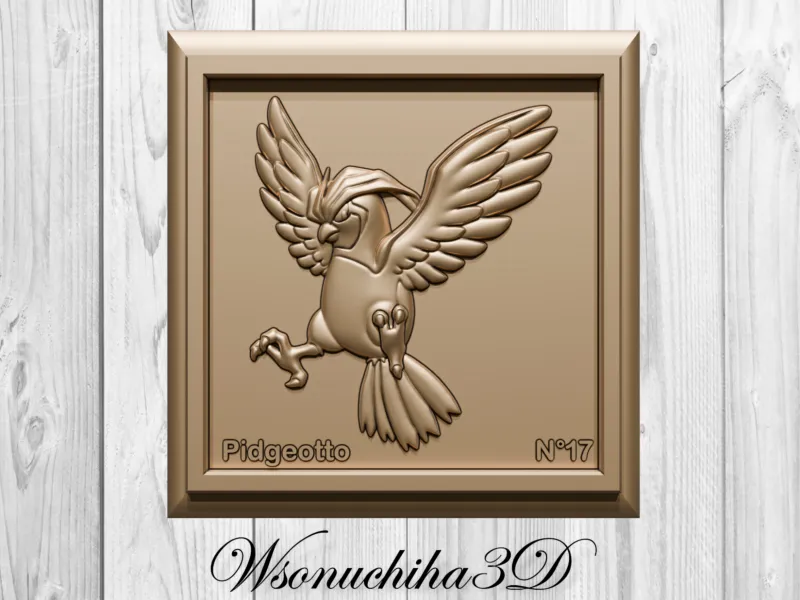Pidgeotto Relief - Pokemon