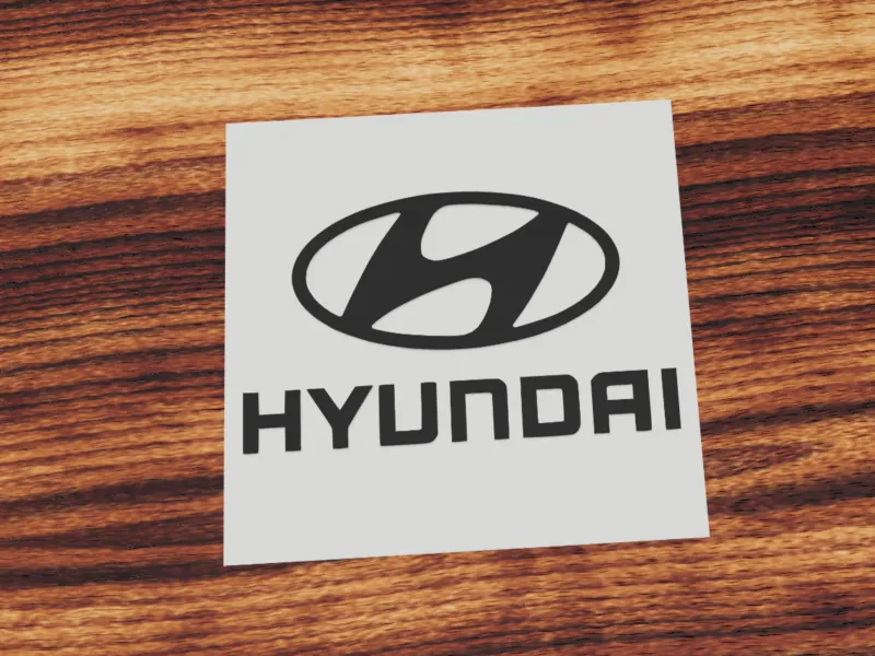 Hyundai Oval H Brand Logo