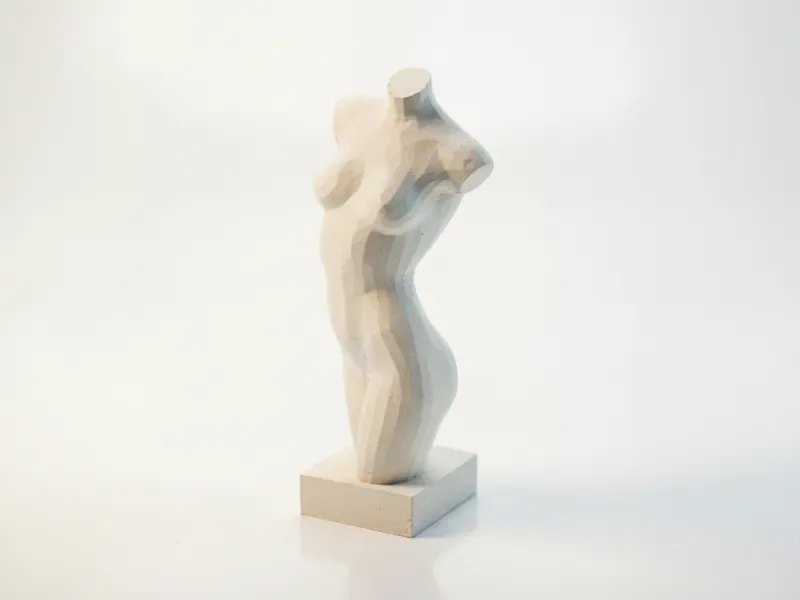 Classical Female Torso Sculpture Museum Art 3D Printable