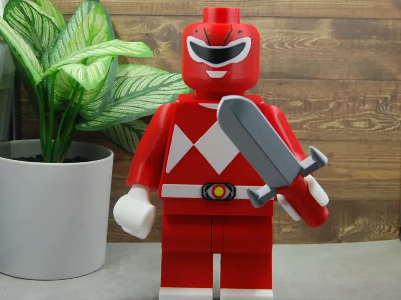 Hombre de bloques Red Power Ranger 500x
