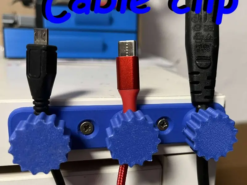 Charger cable holder
