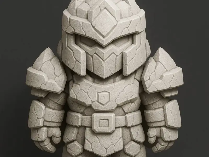 Stoneheart Warden: Chibi Earth Knight