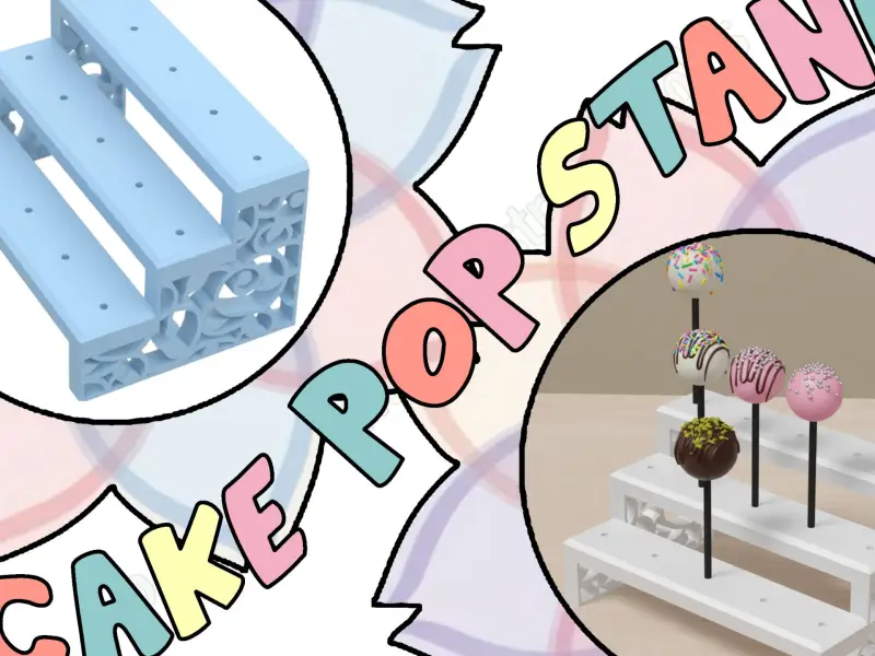 Soporte expositor para cake pops con 15 orificios
