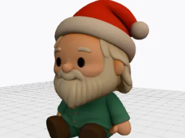 Mini Me - Christmas Stylized - Sitting Down