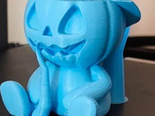 Enchanted Pumpkin Doll with Hat