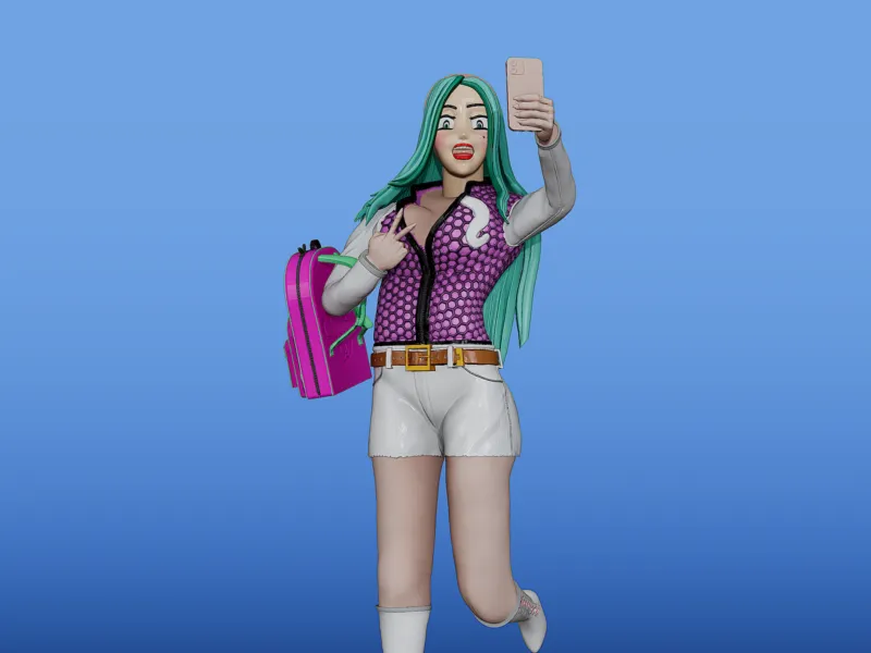 COLLEGE SELFIE GIRL, v2
