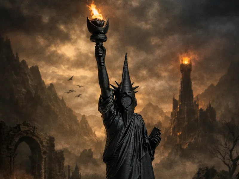 Het Vrijheidsbeeld van de Duistere Heer