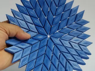 snowflake placemat