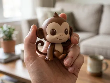 Cute Baby Monkey Figurine – Noah0x03