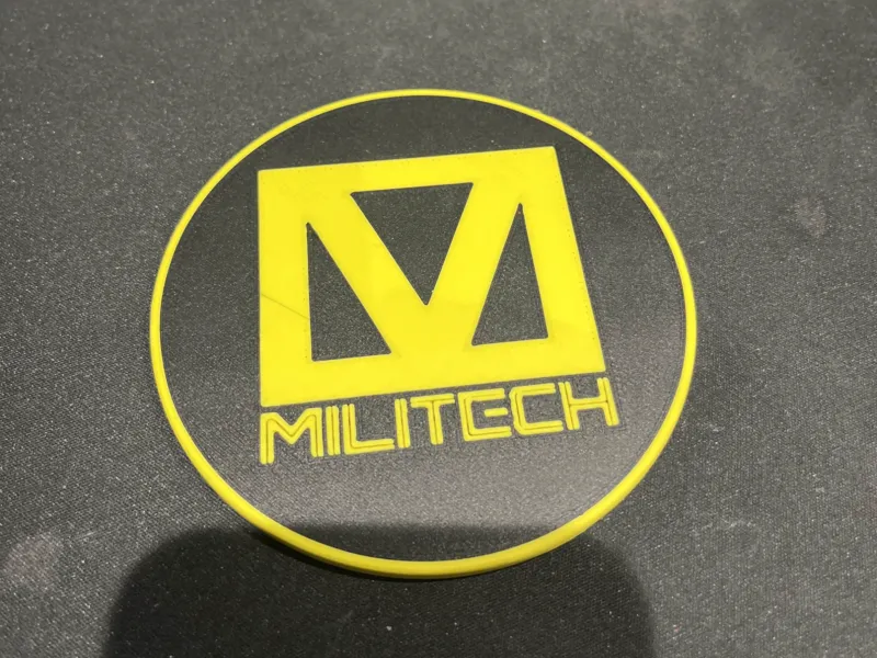 Militech drinks coaster Cyberpunk 2077