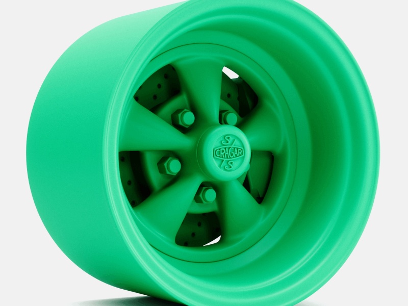 15x10 Cragar SSホイールおよびブレーキ