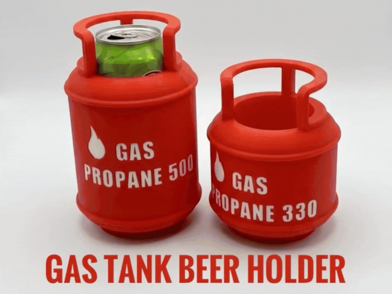 Gas tank -  beer holder