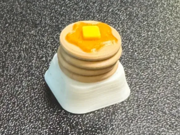 Pancake stack keycap for cherry mx