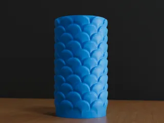 Scales vase