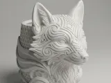 Fux Kopf, Hexa Design - Behälter - Blumentopf-0