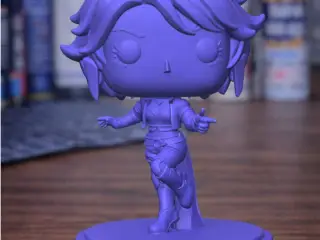 Marvel Rivals Luna Snow Chibi Figure