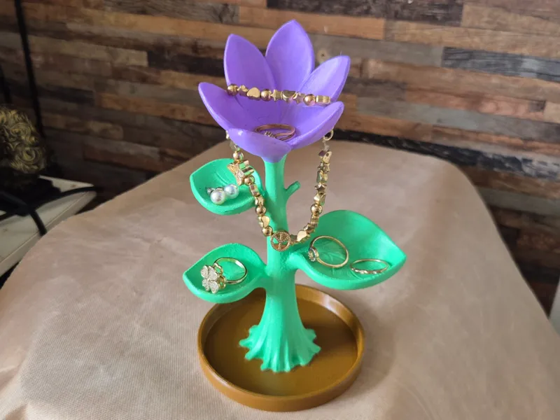 Support à bijoux arbre floral déco