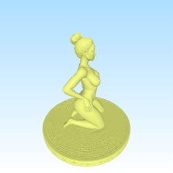 Anatomic model woman 8 for painting & sculpting