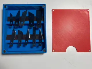 Scalpel blade holder/organiser