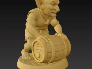 Goblin mit Fass