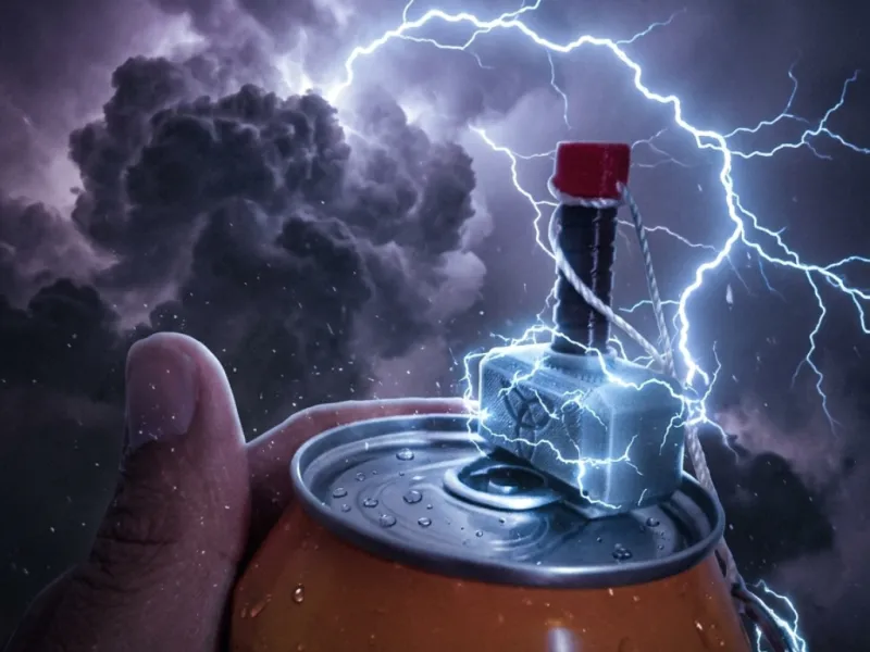 Abridor de Latas Martelo do Thor com Chaveiro Tipo 2 Lados