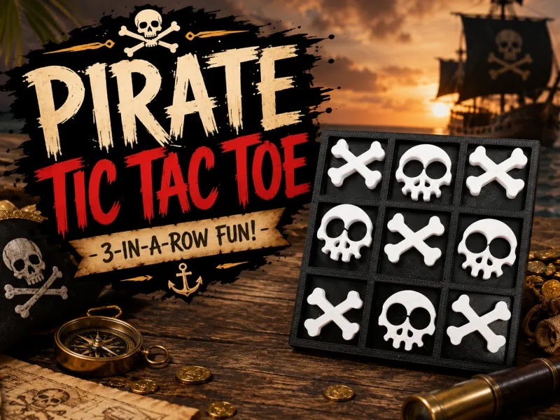 Pirate Tic Tac Toe Game