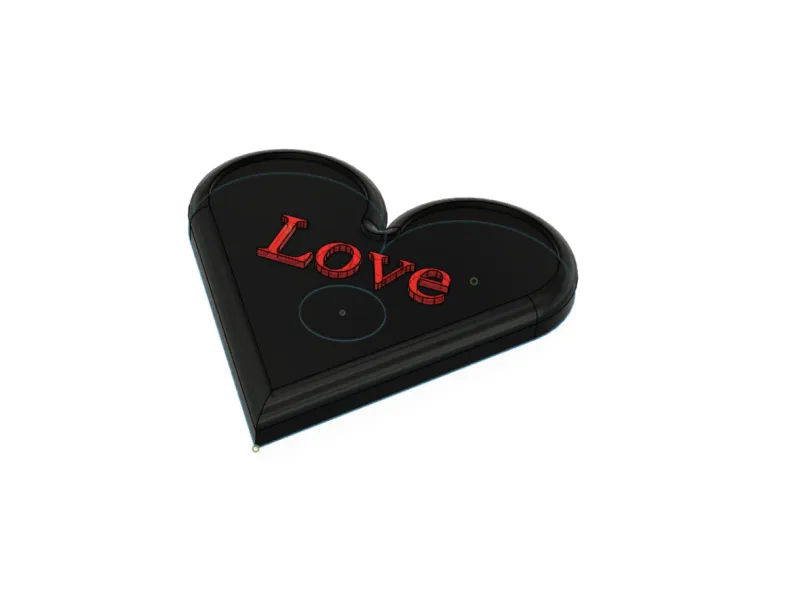 Coeur Love Magnet