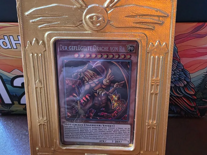 Yugioh Goetterkarten Wandrahmen