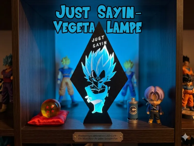 Dragonball Z Vegeta Lightbox - Gewoon Zeg Maar