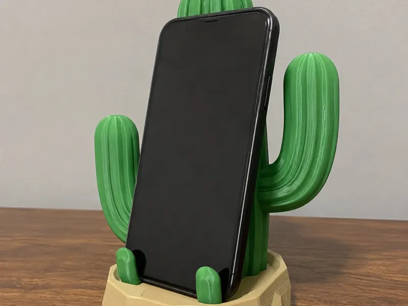 Cactus phone stand