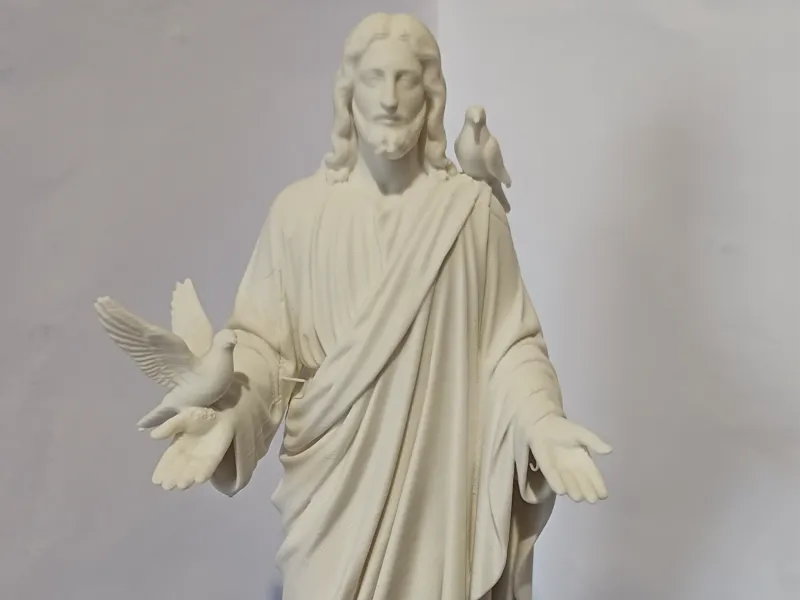 Jesus with Doves
