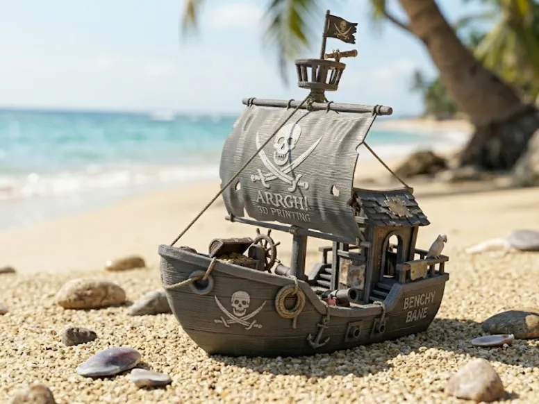 Pirate 3D benchy