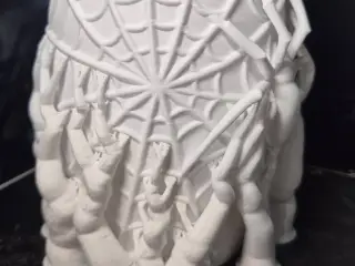Spiderweb Vase – Halloween Decor with Spider Design