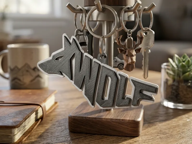 Schlüsselanhänger Wolf - Wolf
