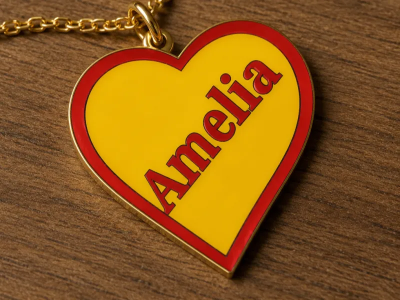 Medal with the name Amelia. No need cfs