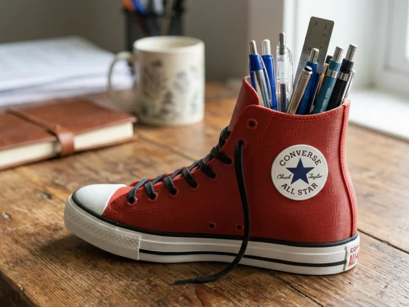 Sneaker Pencil Holder