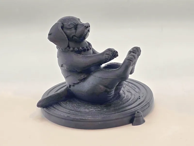 Zen Dog: Labrador in Half Moon