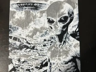 Alien Destruction Hueforge