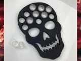 Skull Tattoo Ink Cap Holder-0