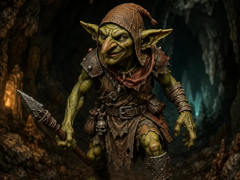 Fantasy goblin in 32 and 54 mm