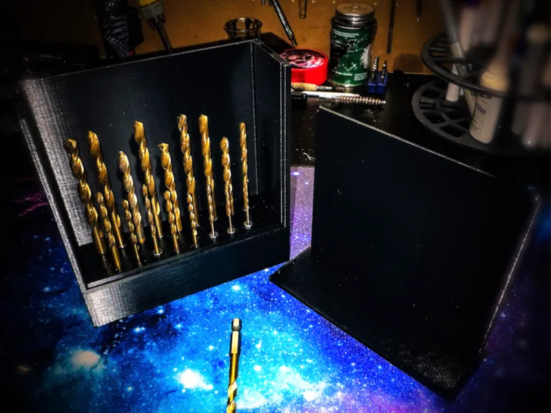 Hex Drill Bit Caddy For Standard Quarter Inch Hex Bits