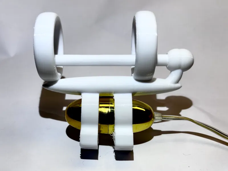 Double Cock Ring with Forced Dilator and Vibrator Adapter