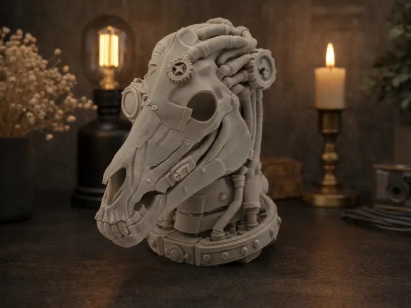 Steampunk Horse Bust