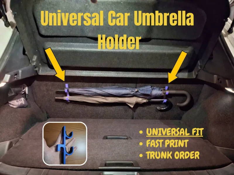 Universele parapluhouder voor auto