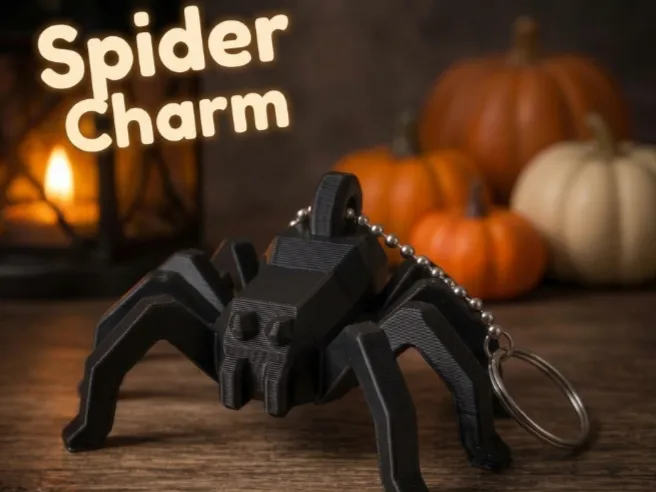 Stylized Spider Buddy Charm