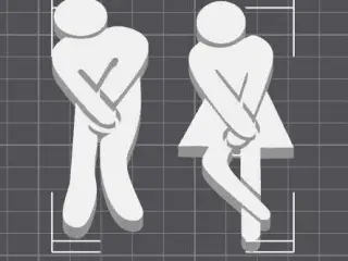Humor Toilet Sign