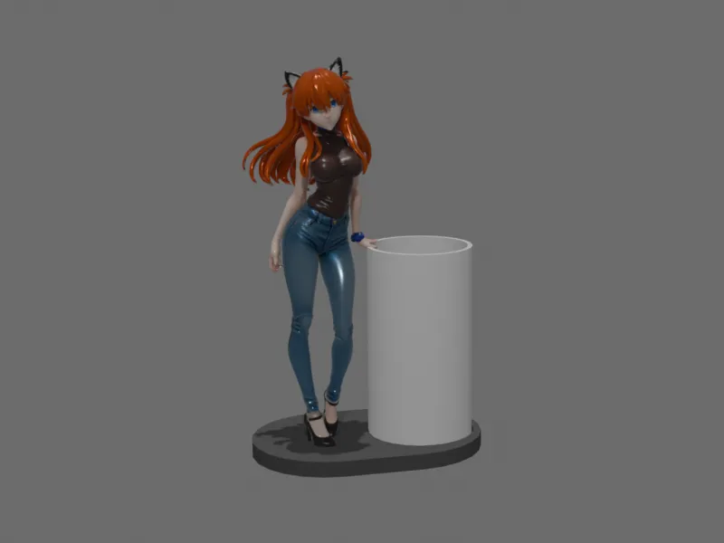 Penhouder Asuka Evangelion casual skin