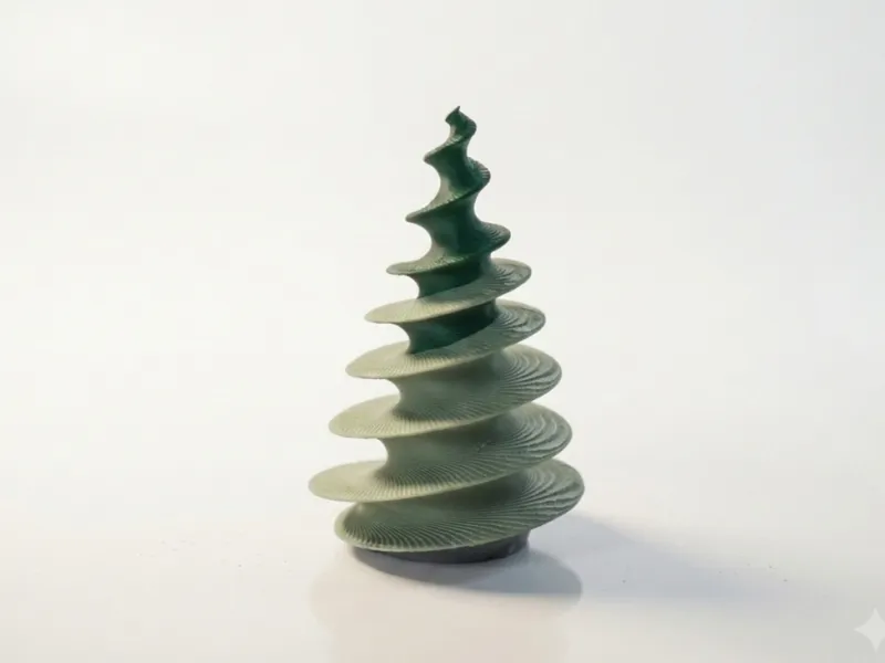 Abstract Pine Cone Sculpture Desk Art 3D Printable