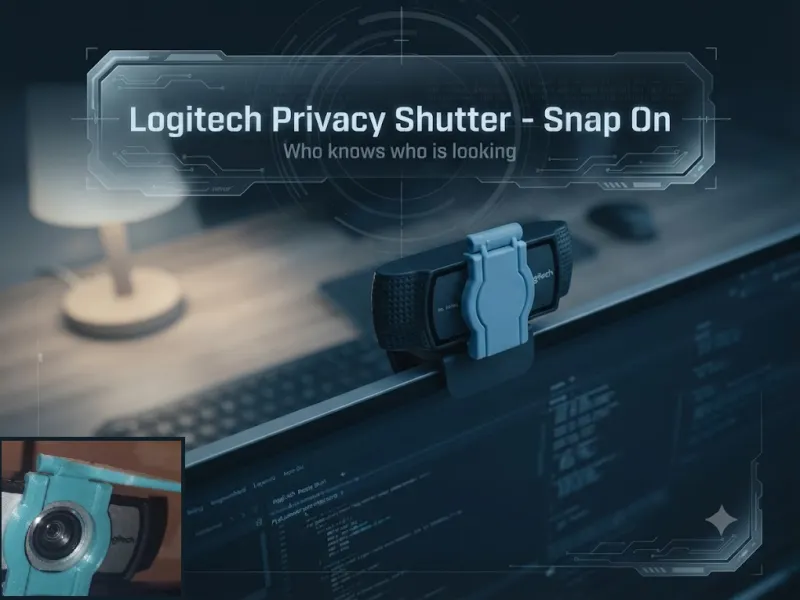 Obturateur de confidentialité pour webcam Logitech
