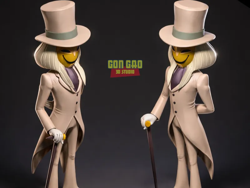 Le Gentleman Masqué - Fanart du Professeur Layton